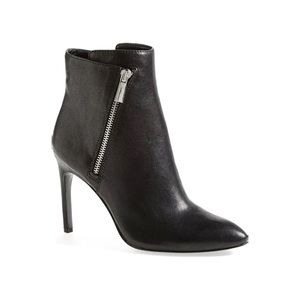 Vince Camuto Chantel Side Zip Booties, Black